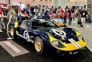 Superformance & Downforce Unveil “Spirit of ’66” GT40 at SEMA with Mario Andretti Livery