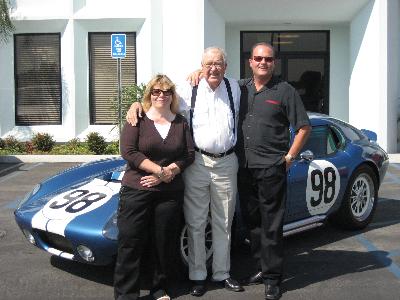 Carroll Shelby Takes Delivery of his Shelby Daytona Cobra Coupe
