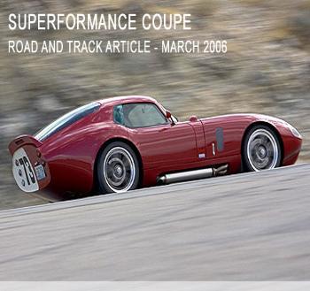 Superformance Coupe Road and Track