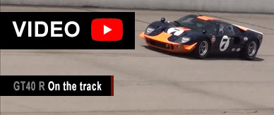 Video of the GT40 R on the track